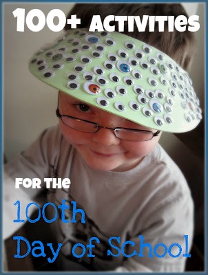 100th Day of School Activities at B-InspiredMama.com