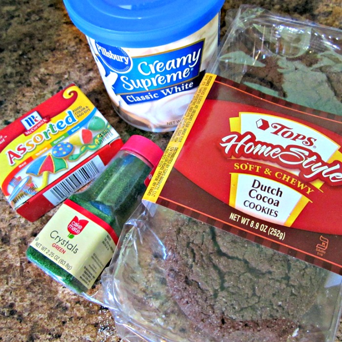 Ingredients for Easy Earth Day Cookies from B-InspiredMama.com