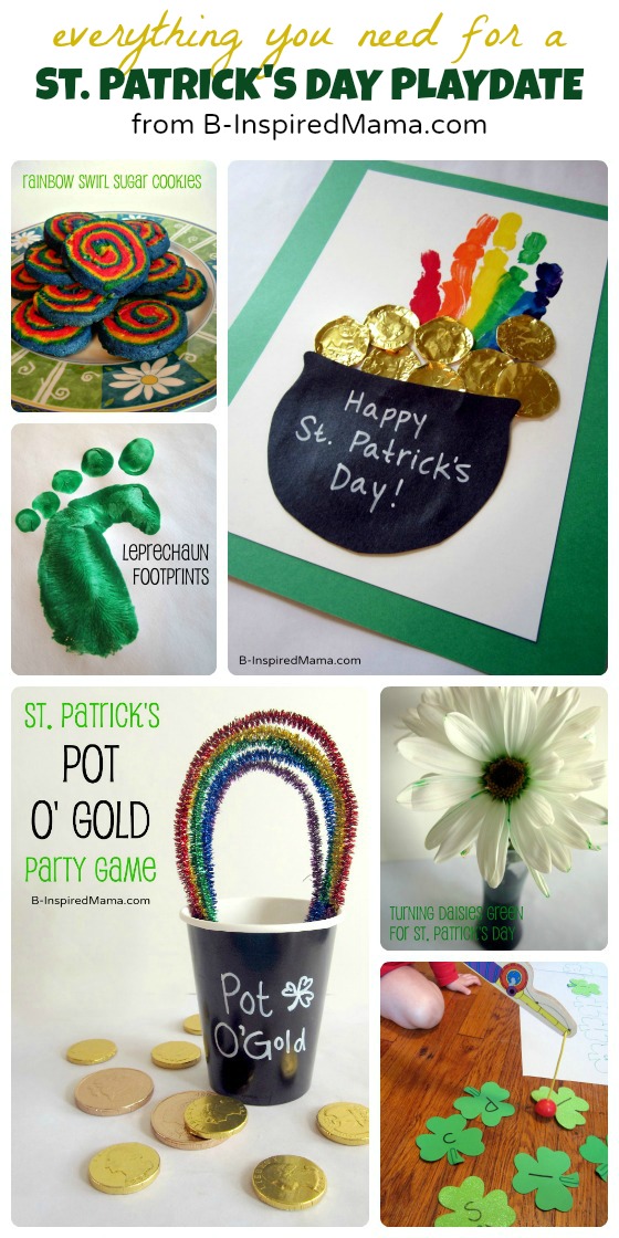 St Patrick's Day Playdate from B-InspiredMama.com and Octavia & Vicky