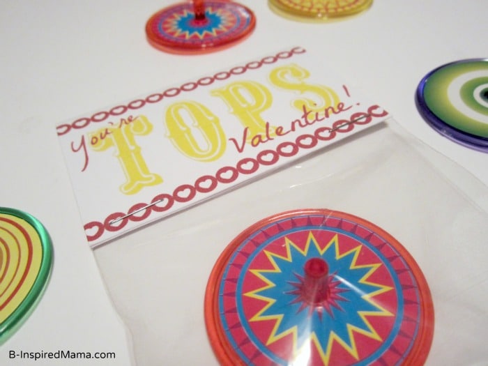 You're Tops Valentine Printable from B-InspiredMama.com
