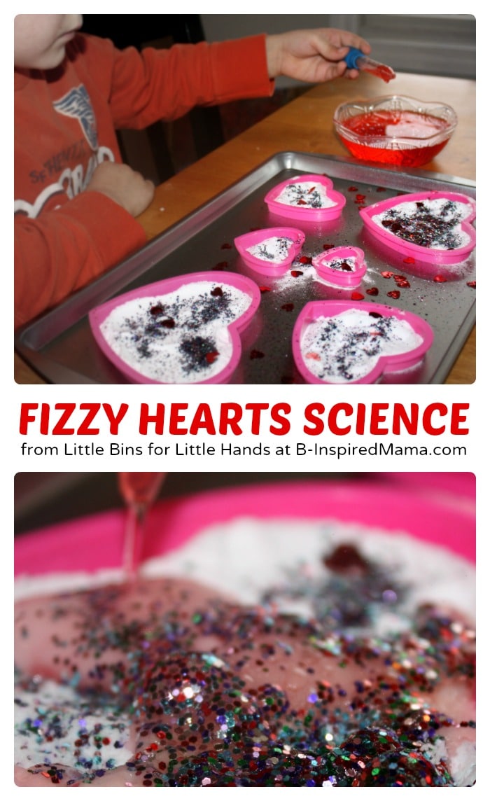 Fizzy Hearts Science - heart science activities for kids {Weekend Links} from HowToHomeschoolMyChild.com