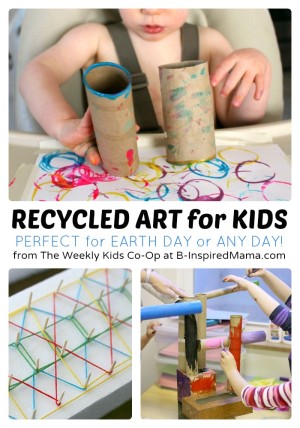 http://b-inspiredmama.com/wp-content/uploads/2014/04/Fun-Recycled-Art-Projects-for-Kids-+-The-Weekly-Kids-Co-Op-Link-Party-at-B-Inspired-Mama-300x428.jpg