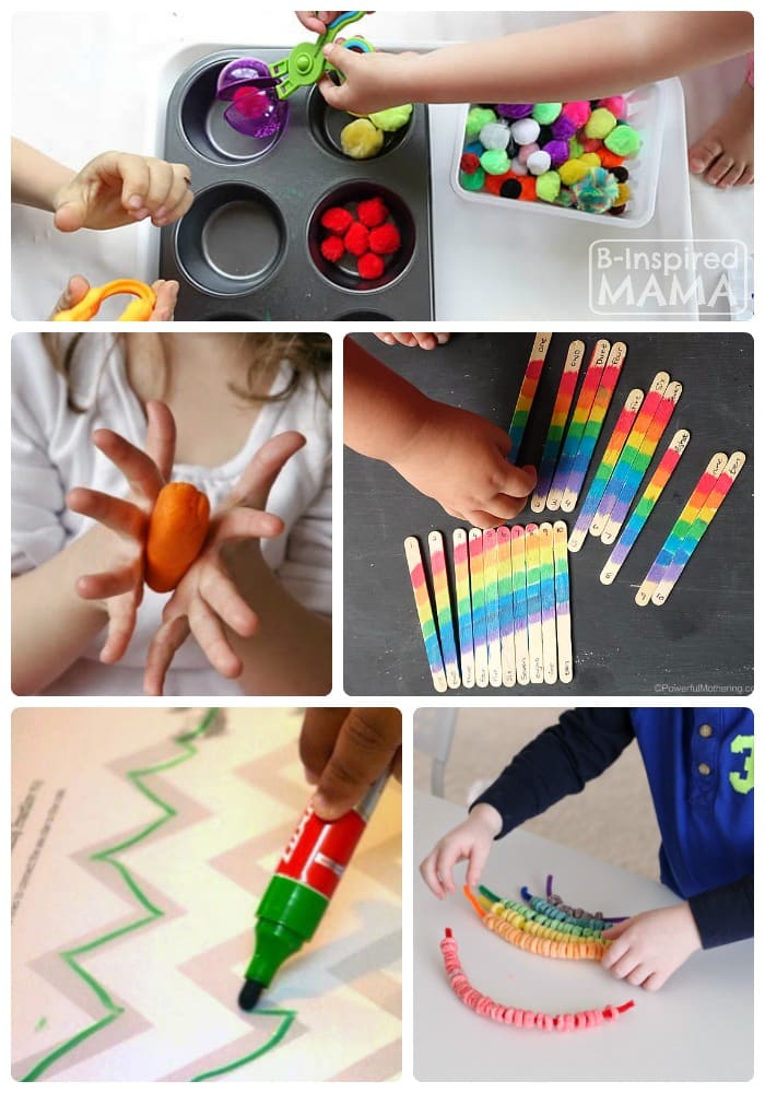 http://b-inspiredmama.com/wp-content/uploads/2015/02/Fun-Fine-Motor-Activities-for-Kids-The-Kids-Co-Op-Link-Party-at-B-Inspired-Mama.jpg