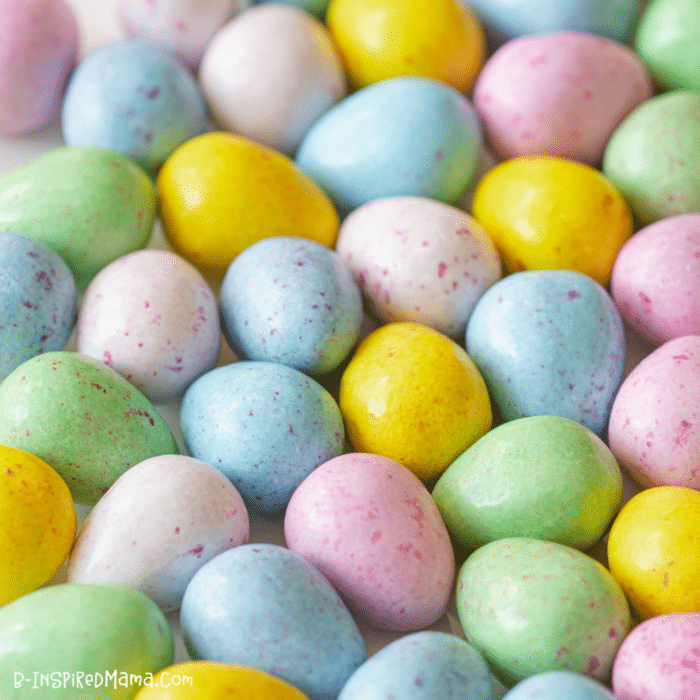 Mini Easter Egg Candy for Easy Haystacks or Birds Nest Candy