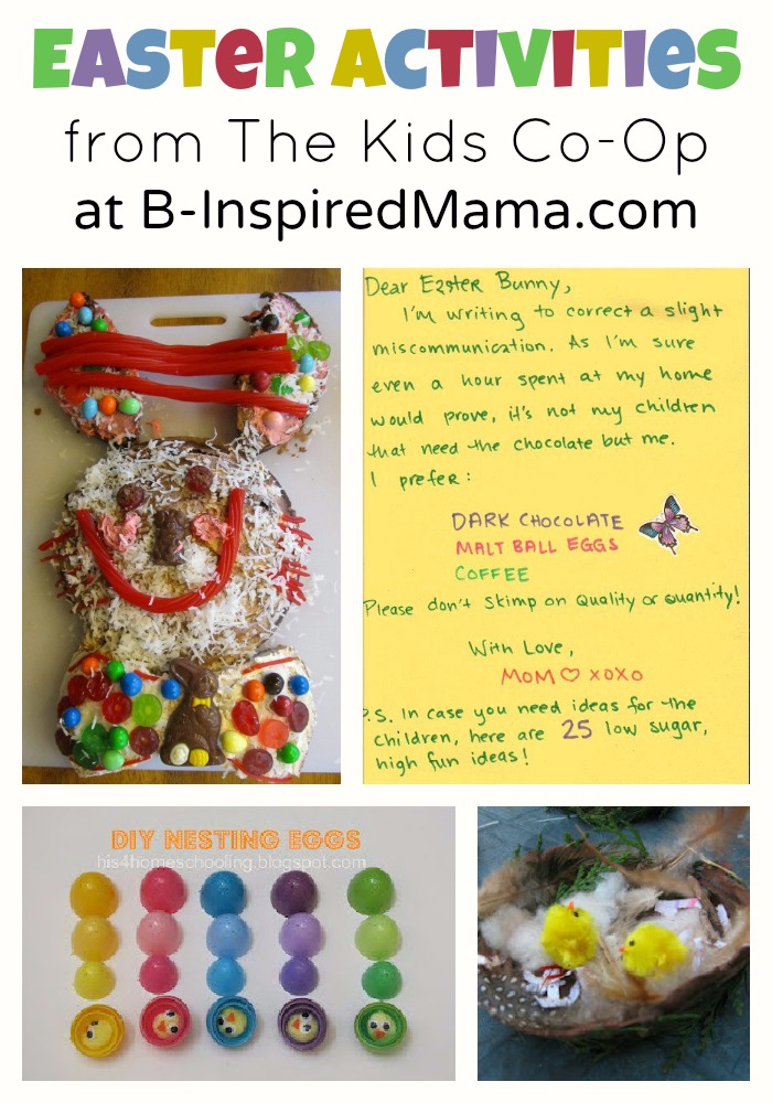 Easter Activities from The Kids Co-Op at B-InspiredMama.com