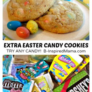 Extra Easter Candy Cookies Recipe at B-Inspired Mama