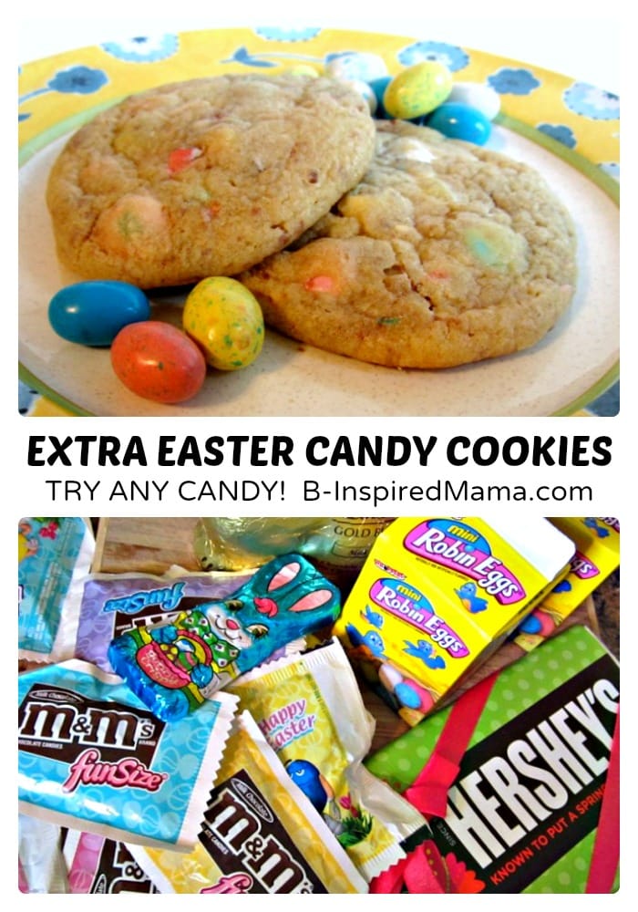 Extra Easter Candy Cookies Recipe at B-Inspired Mama