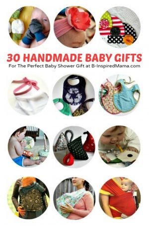 30 DIY Baby Gifts for a Baby Shower at B-Inspired Mama