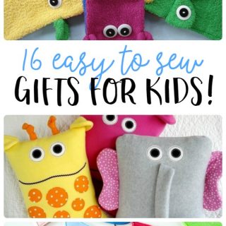 16 Easy to Sew Gifts for Kids - at B-Inspired Mama