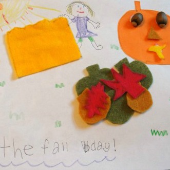 Fall Fun Book Craft from Kitchen Counter Chronicles at B-Inspired Mama 2