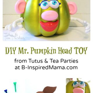 Make Mr Pumpkin Head Pieces for Kids Pumpkin Decorating at B-Inspired Mama