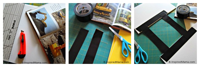 Steps for DIY Excavator Costume at B-Inspired Mama
