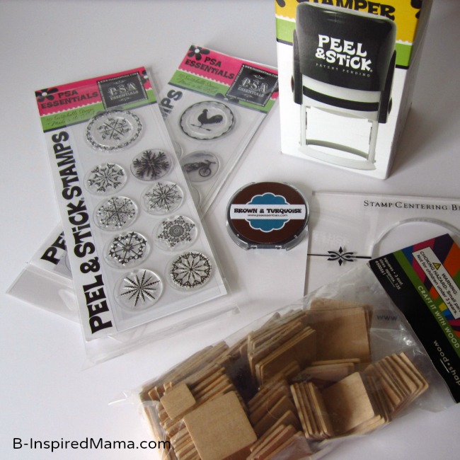 Supplies to Make a Puzzle with PSA Essentials at B-InspiredMama.com