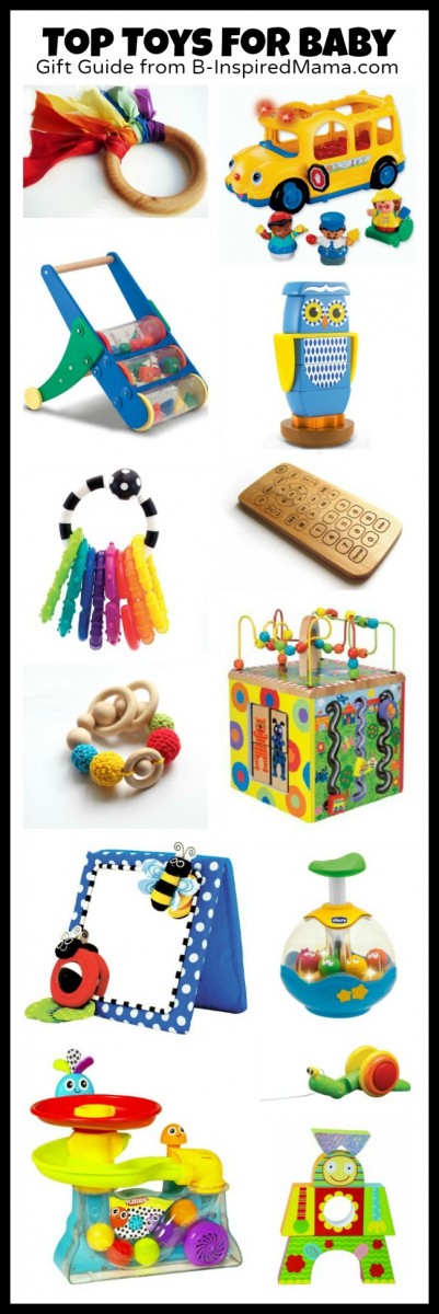 Top Toys for Baby Gift Guide at B-Inspired Mama