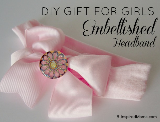 Embellished Hair Bow for PSA Essentials by B-InspiredMama.com