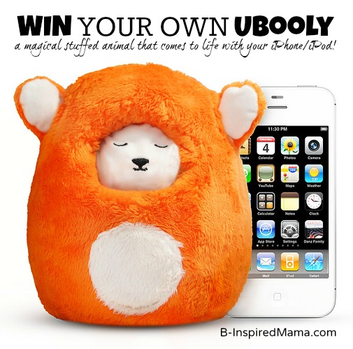 WIN an Ubooly Interactive Kids Toy and App at B-InspiredMama.com
