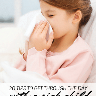 10 Tips for Getting Through the Day with Sick Kids - From Real Moms Who've Been There - at B-Inspired Mama