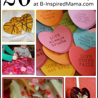 26 Valentine Activities from The Kids Co-Op at B-InspiredMama.com