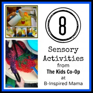 Sensory Activities from The Kids Co-Op at B-InspiredMama.com