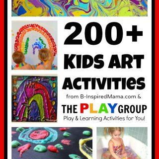200+ Art Activities from The PLAY Group at B-InspiredMama.com