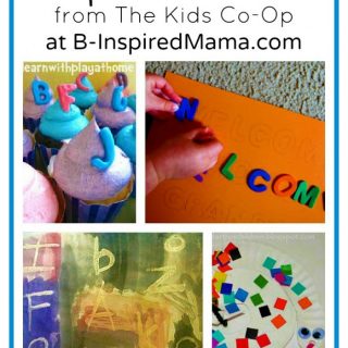 Alphabet Activities from The Kids Co-Op at B-InspiredMama.com