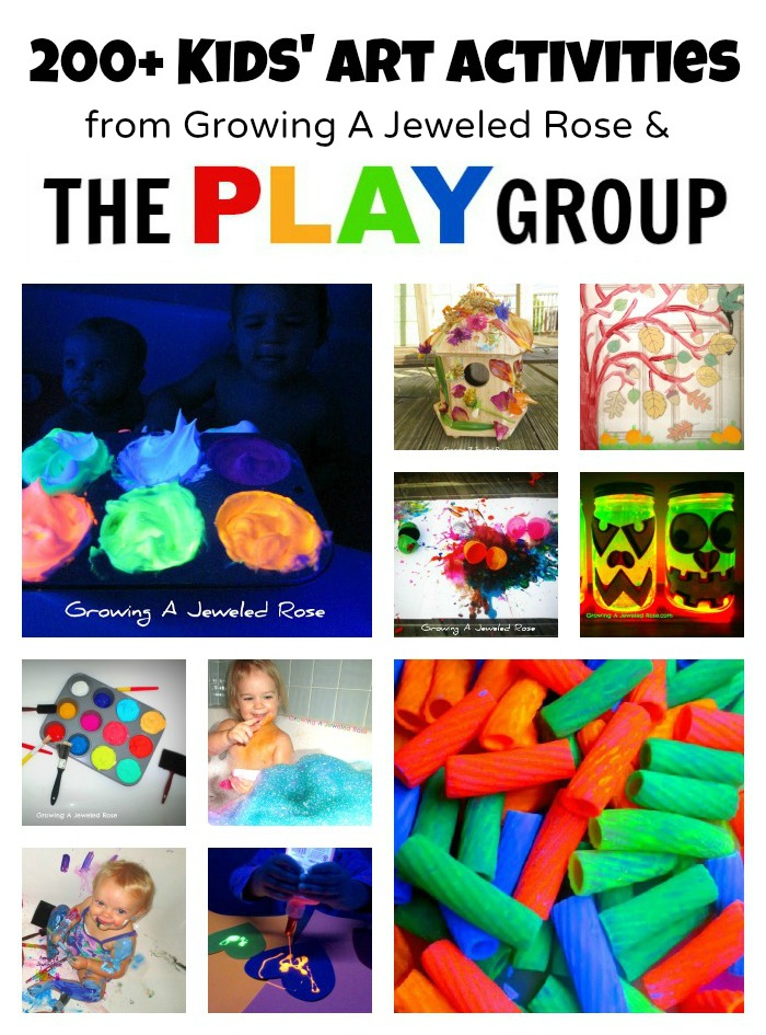 Art Activities from Growing a Jeweled Rose & The PLAY Group