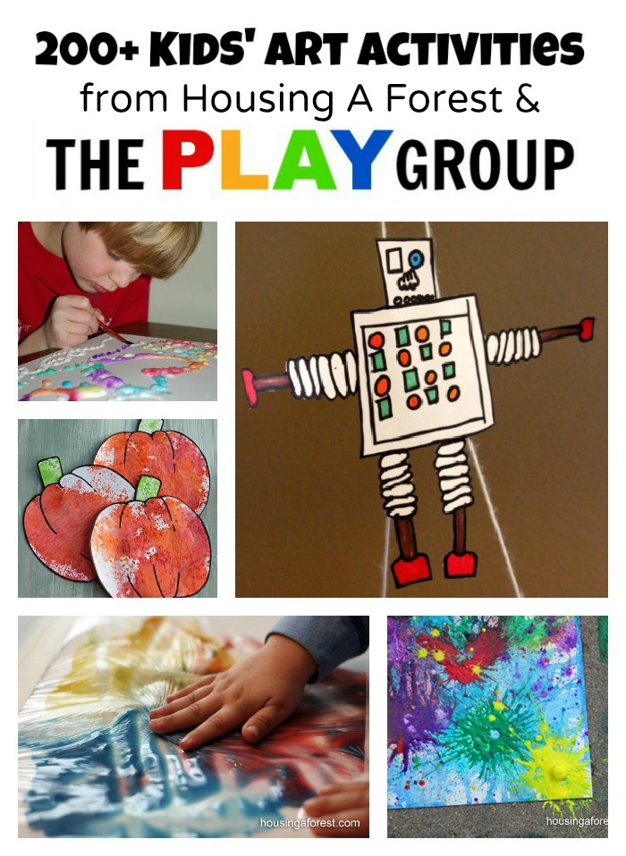 Art Activities from Housing A Forest and The PLAY Group