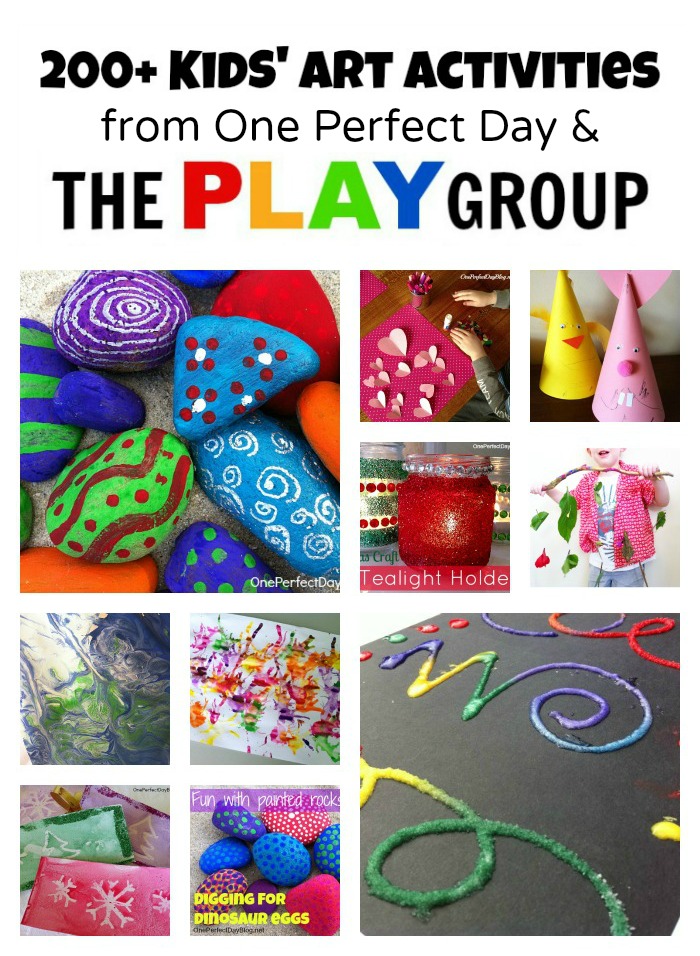 Art Activities from One Perfect Day and The PLAY Group