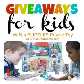 Flipzles Puzzle Giveaway for Kids at B-InspiredMama.com