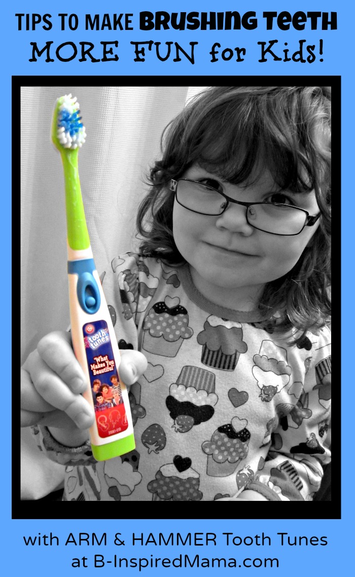 Make Brushing Teeth Fun for Kids at B-InspiredMama.com