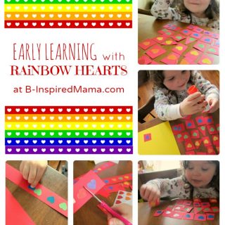 Rainbow Heart Early Learning Fun at B-InspiredMama.com