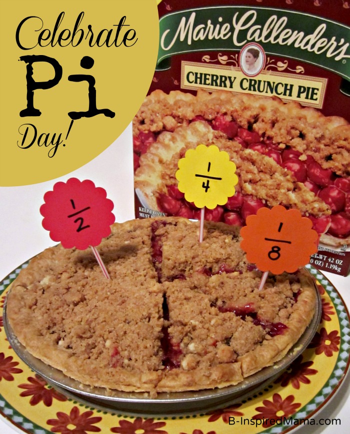 Celebrate Pi Day with Math Fun and Marie Callender's Pie at B-InspiredMama.com