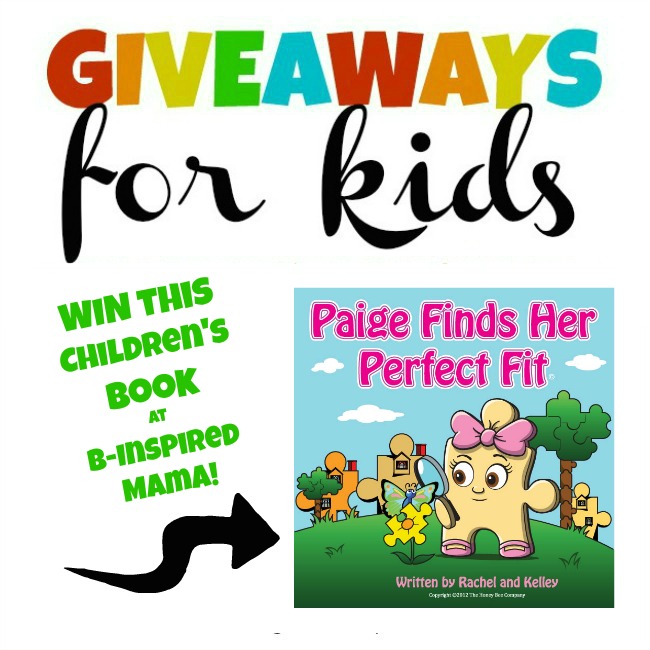 Children's Book Giveaway + More Giveaways for Kids at B-InspiredMama.com