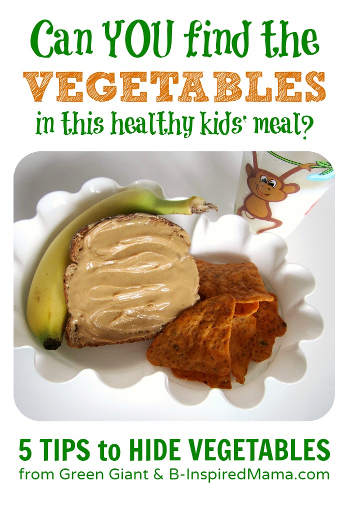 Tricks to Hide Vegetables for Kids from Green Giant & B-InspiredMama.com