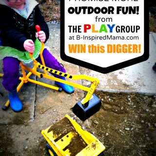 10 Things That Promise More Outdoor Fun Plus an ALEX Digger Toy Giveaway from The PLAY Group at B-InspiredMama.com