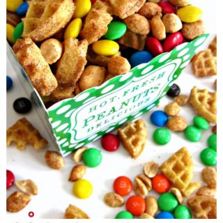 Easy and Yummy Cinnamon Waffle Snack Mix Recipe the Kids will LOVE - from B-Inspired Mama