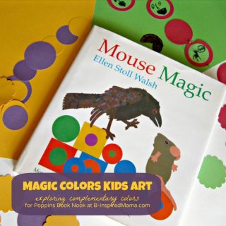 Magic Colors Kids Art Project for the Poppins Book Nook at B-InspiredMama.com
