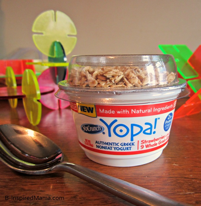 Yopa! Yogurt as a Healthy Snacking Option for Kids at B-InspiredMama.com #YopaYogurt #spon