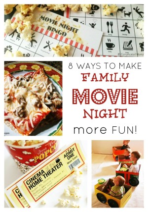 Make Family Movie Night More Fun at B-InspiredMama.com