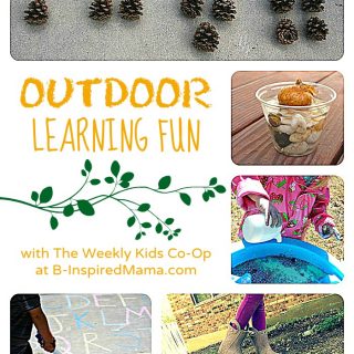 Outdoor Learning Fun with The Weekly Kids Co-Op at B-InspiredMama.COM