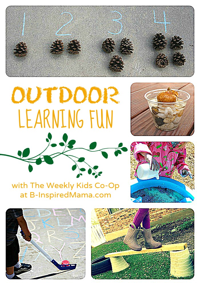 Outdoor Learning Fun with The Weekly Kids Co-Op at B-InspiredMama.COM