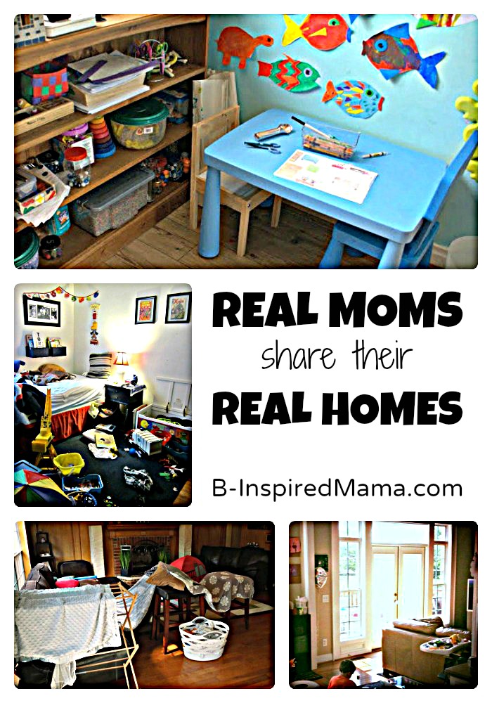 Real Homes from Real Moms - Kid Style at B-InspiredMama.com