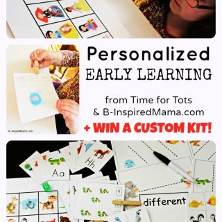 Win a Custom Early Learning Kit from Time for Tots at B-InspiredMama.com