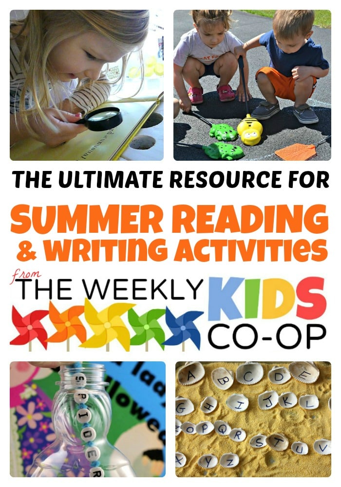 Ultimate Resource for Summer Reading and Writing Activities from WeeklyKidsCoOp.com