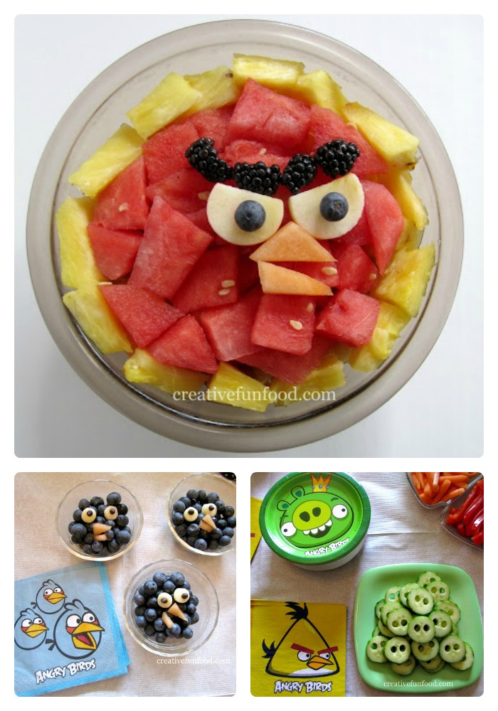 Angry Birds Food Fun for Kids from Creative Food at B-InspiredMama.com