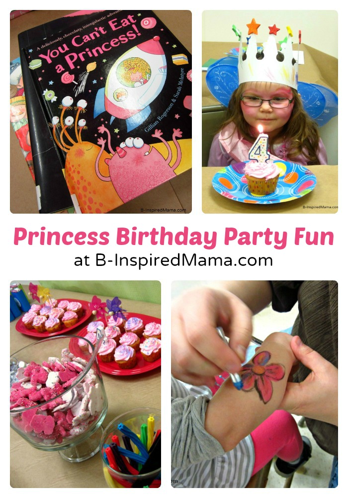 Priscilla's Happy Birthday Princess Party at B-InspiredMama.com