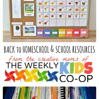 14 Back to Homeschool & School Resources from The Weekly Kids Co-Op at B-InspiredMama.com