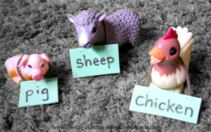 Learning Animal Names with Animal Name Tags [Contributed by The  Stay-at-Home-Mom Survival Guide] • B-Inspired Mama