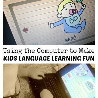 Kids Language Learning on the Computer at B-InspiredMama.com