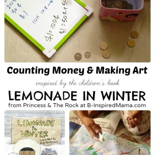 Art and Learning Preschool Activities Inspired by Lemonade in Winter at B-Inspired Mama